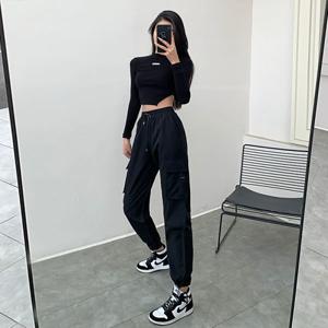 여성 조거팬츠 카고바지 빅사이즈 밴딩 슬랙스