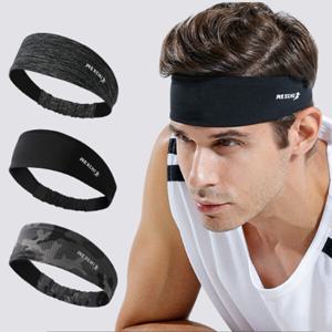 1+1 기능성 헤어밴드 운동밴드 피트니스 신축성 통기성 운동패션 마라톤 스포츠 헤어패션 남성용머리띠