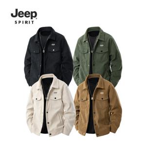 지프스피릿 JEEP SPIRIT 봄가을 코듀로이 코트 남 재킷 빈티지 캐주얼 루즈핏 터틀넥 +선물한부