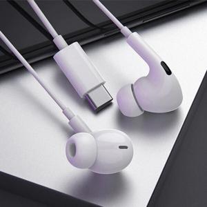 USB C타입 커널형 볼륨조절 TYPE-C 유선 이어폰