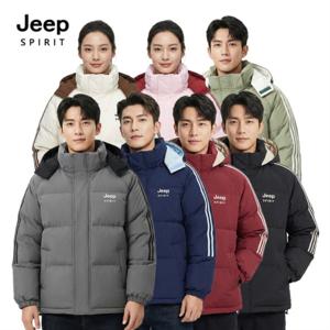 지프스피릿 JEEP SPIRIT 남녀공용 오리털 패딩 덕다운 패딩 점퍼 M097