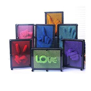 J2K 3D핀아트 칼라핀 아트 학습 과학 교구 입체 찍기 놀이 장난감 (소형 중형 대형) 대/스카이