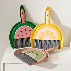 1+1+1 청소 준비물 과일 모양 미니 빗자루 쓰레받기 세트 1+1+1행사 중