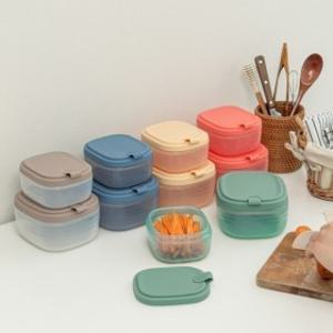 네오실리 에어락 국산 실리콘 밀폐용기 냉동밥 보관용기