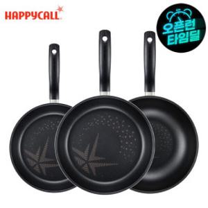 해피콜 올 뉴 컴포트 다이아몬드 IH 인덕션 후라이팬 3종 A세트(24팬+28팬+28웍)