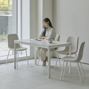 (한샘몰pick) 론다 1400 세라믹 식탁 세트(의자포함) 4인용