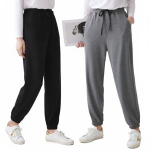 제니유 오아 여성용 골지 밴딩 조거 팬츠 트레이닝 바지