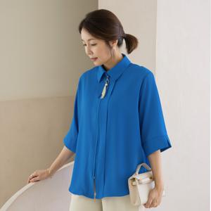 엄마옷 마담4060 블라우스 중년여성 데일리 클래씨마담세련오픈 -YBL2603053-