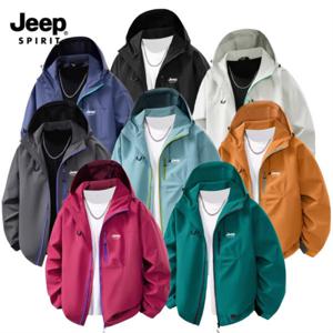 지프 JEEP SPIRIT 정품 남녀공용 바람막이 자켓 UV차단 경량 속건 점퍼 JP7870