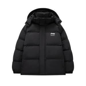 지프스피릿 JEEP SPIRIT 남녀공용 배색패딩 오버핏 패딩 점퍼 남녀커플 패딩 M095