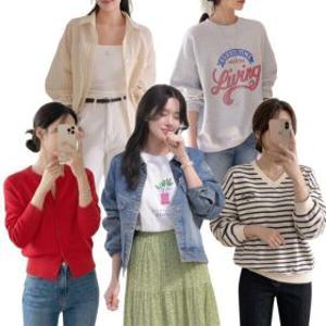 데일리앤 봄 신상 티셔츠/니트/가디건/청바지/맨투맨/팬츠/스커트/원피스/조끼/빅사이즈/미시