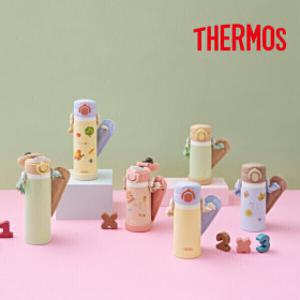 써모스 마이 디자인 보틀 스트랩+원터치 타입 시즌2 350ml JOI-351K