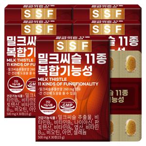 밀크씨슬 실리마린 5개월분(150정) 밀크시슬 11종복합기능성 아연