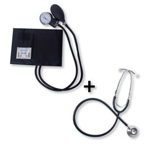 메디위 수동 메타 아네로이드 혈압계 WEBP-7575 + 양면청진기 WES-30B 전문가용 실습용 청진기