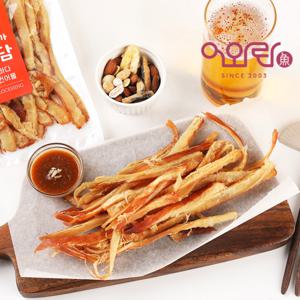 페스츄리오징어 200g 어와란 바베큐 건어물 마른안주 오징어채 행사특가 두개이상 자동할인