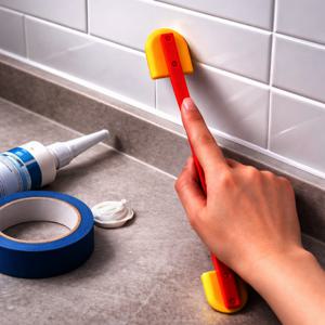 양면 실리콘헤라 우레탄 헤라 세트 실리콘 줄눈 코킹 마감 시공 고무 스크래퍼