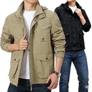 봄 남자 야상 점퍼 남성 데일리 오버핏 자켓 가을 바람막이 탈부착 모자 간절기