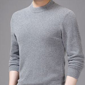 남성 반목 니트 티 4칼라 겨울 가을 봄 티셔츠 베이직 무지 긴팔 터틀넥 목폴라 스웨터