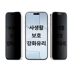 아이폰 180도 사생활 보호 강화유리 지문방지 필름 17 에어 16 e 15 프로 맥스 14 플러스 13 미니 12 SE