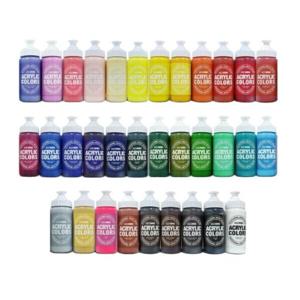 종이나라 비비드 아크릴물감 220ml 대용량 물감 낱색 아크릴컬러 36색