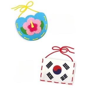 J2K 펠트 가방 만들기 우리나라 DIY키트 소근육 발달 펠트공예 취미 (2종 택1)