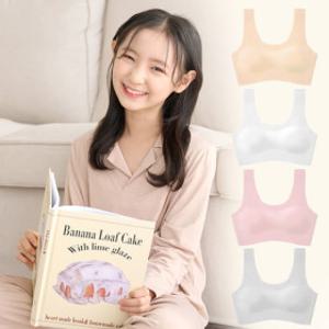 (4장세트) (KC인증) 아이브라 2+2 주니어 하이틴 노와이어 심리스 브라탑 스포츠브라탑