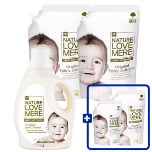 아기 유연제 용기형 1800ml+유연제 리필 1300ml 2팩(사은품)유연제 리필 1300ml 1팩+유연제 리필 500ml 1팩