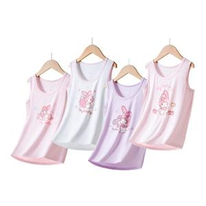 마이멜로디 캐릭터 민소매 2매입1세트 어린이 아동 유아동 키즈 주니어 상의 속옷 메리야스 난닝구 런닝