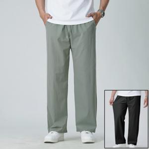 (1+1) 루트 사방스판 세미와이드 롱 런닝 팬츠 바지