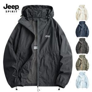 특가 지프 JEEP SPIRIT 정품 남녀공용 바람막이 후드자켓 UV차단99% 쿨링바람막이 HRJK T91
