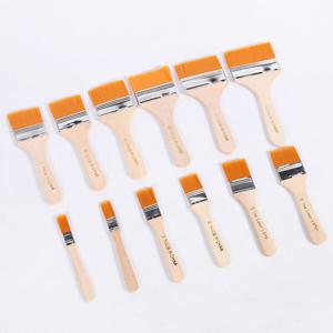 (1호~12호 세트) 페인트붓 평붓 납작붓 유성 수성 겸용 도배 막붓 빽붓 페인트부자재 도구