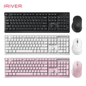 아이리버 WS101 항균 무소음 사무실 사무용 무선 키보드 마우스 세트 키스키 포함