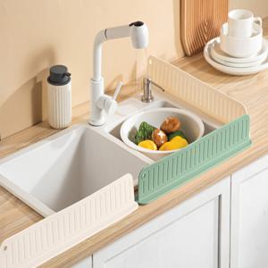 (설거지물난리zero)실리콘 싱크대 물막이 일반형 고급형/설거지 물튐방지 가림막 주방 커버