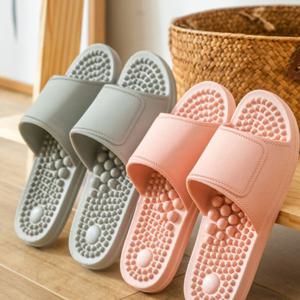 논슬립 욕실화 앞트임 EVA 미끄럼방지 지압 슬리퍼 여성 남자 화장실 실내화 IY-BATHSLP2