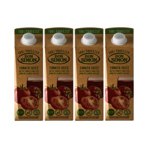 100% NFC 착즙주스 토마토 1L 2팩+2팩