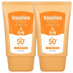 바세린 아쿠아 에센스 선크림 자외선차단제 썬크림 SPF50+ PA++++ 50ml 2개