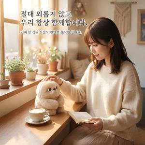 수줍은 로봇 부엉이 인형 팔찌 가방 장식 봉제 인형 귀여운 데일리 소품