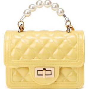 1+1여성용 쁘띠 미니 핸드백 펄 손잡이