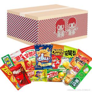 럭키박스/랜덤박스/과자선물세트/새우깡/1호(10p)