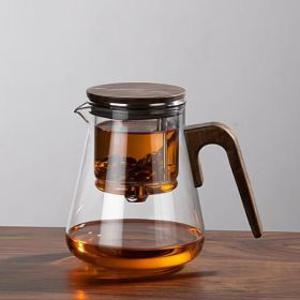 교보문고 알럽하우스 사마도요 우드핸들 티포트 티팟800mL (BP12 유리필터)