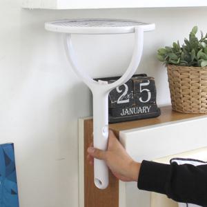 리빙위키 해충킬러 회전형/전기 전자모기채 파리채 헤드 각도조절 AA건전지 사용 캠핑  벌레퇴치