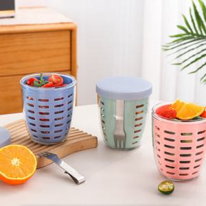 1+1 후르츠팟 푸르트팟 샐러드 과일 도시락통 과일통 런치박스