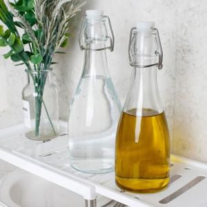 밀폐 용기 오일 투명 유리병 500ml/글라스락/보틀/공병/참기름/진공/소스/시럽/기름/와인/유리/병/간장/꿀
