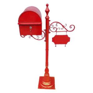 J2K 유럽식 철제 우편함 야외 방수 회사 우체통 정원