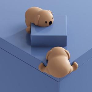 실리콘 모서리 보호대 가드 4개 세트 책상 식탁 아기 OFDJ-CNPT1