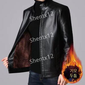 남성자켓 천연양가죽 자켓 기모 가죽점퍼 빅사이즈 해외직구 일 도착