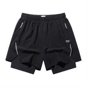 지프스피릿 JEEP SPIRIT 3부 기능성 남자 헬스 스포츠 반바지 스쿼트 팬츠 헬스장 헬스바지 25069