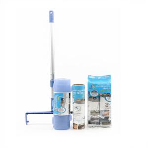 (테이프크리너 모음) 봉길이조절 수퍼 테이프크리너 세트(본품+리필2매입) / 롱핸들 밀대형 테이프 크리너