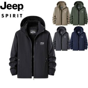 지프 JEEP SPIRIT 가을 겨울 탈부착 후드집업 바람막이 자켓 등산복 기모 패딩 도톰 패딩 M-5XL