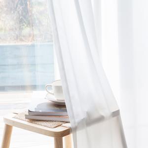 호텔식 아일렛 암막+도톰쉬폰 중형커튼 4장